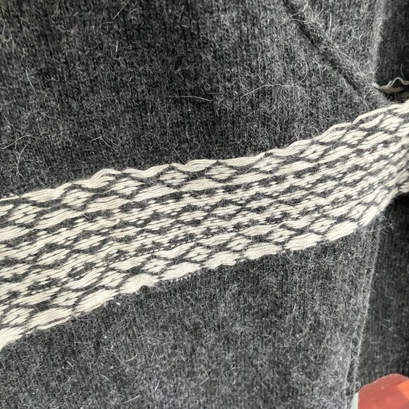 Grey and white topshop angora-blend belted vest (EU size 40 / US size 12) - Picture 6 of 12